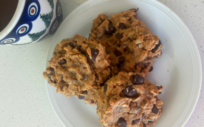 Soft Healthier Chocolate Chip Cookies