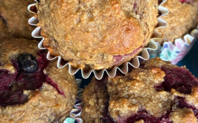 Mixed Berry Bran Muffins – Healthy, High-Fiber Breakfast Recipe